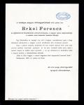 Az Országos Magyar Daláregyesület gyászjelentése Erkel Ferenc haláláról Országos Széchényi Könyvtár Plakát- és Kisnyomtatványtár